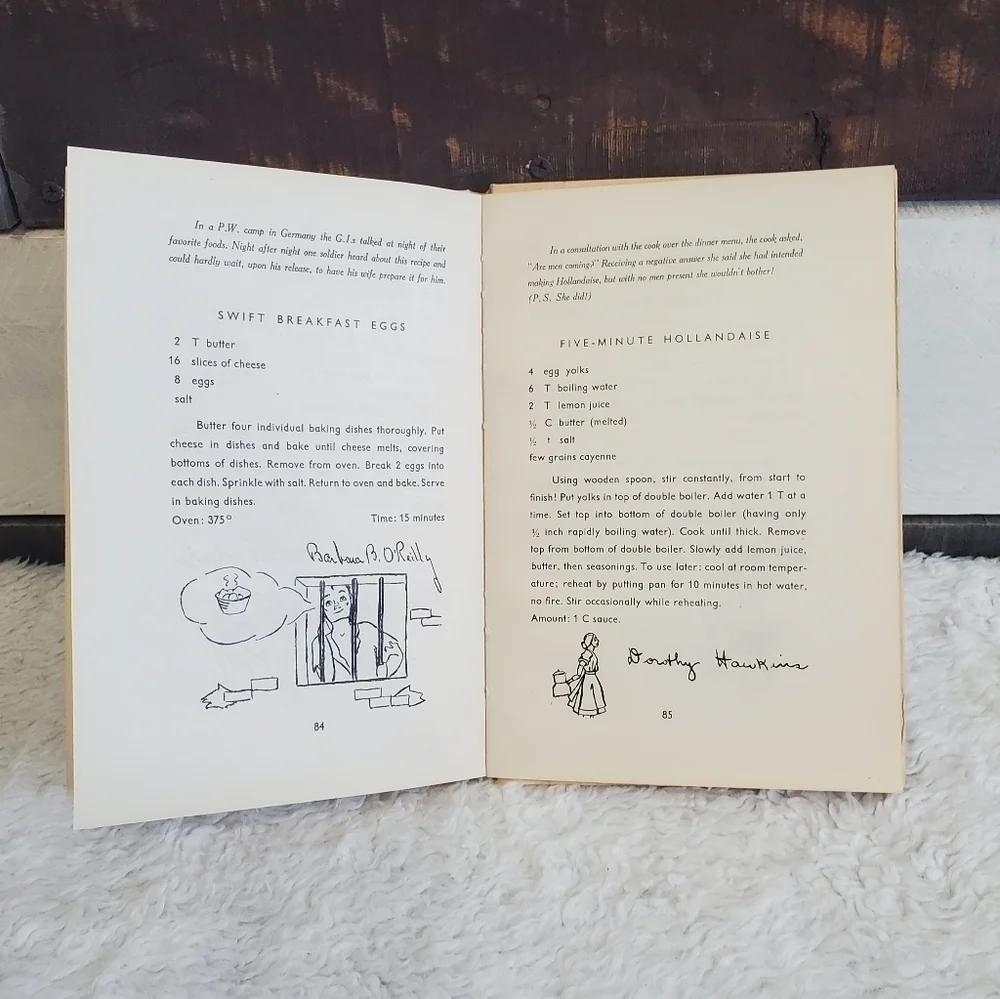 𝅺VINTAGE VTG Operation Vittles 1949 Hardcover Recipe Cookbook
